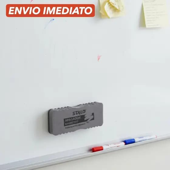 Apagador Magnético para Quadro Branco e Lousa Stalo (8196)