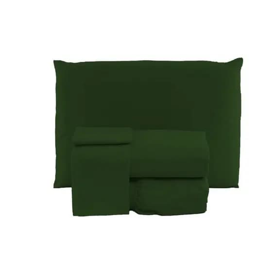 Kit Jogo de Lençol Solteiro Simples 100% Poliéster 02 Peças Jogo de Cama Box com Elástico