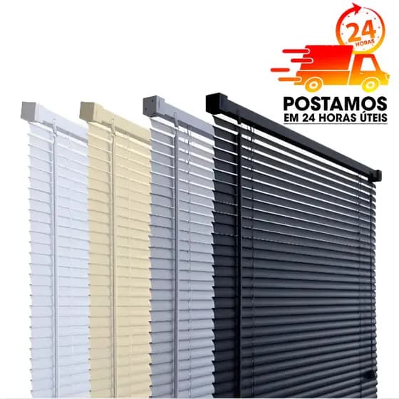 Cortina Persiana Horizontal de PVC Inúmeros tamanhos AT - Pronta entrega PROMOÇÃO