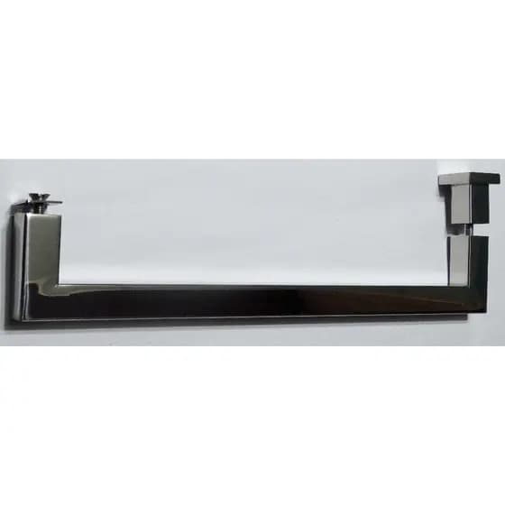 Porta Toalha com Puxador Inox quadrado de 2,5cm x 60cm