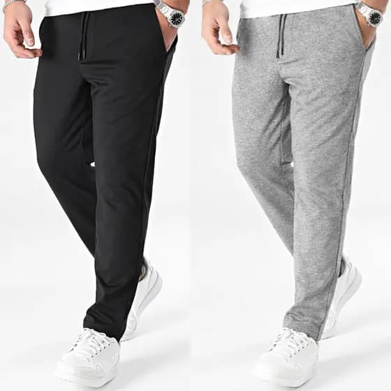 KIT 2 CALÇA DE MOLETOM PELUCIADA MASCULINO GROSSA COM BOLSO