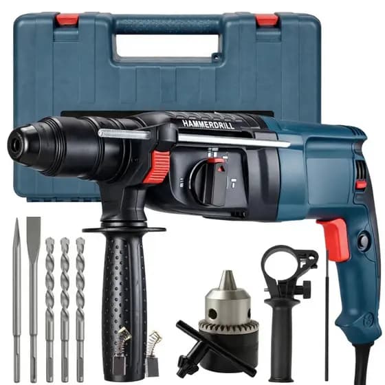 Martelete Rotativo Rompedor 5KG Furadeira Industrial Potente 1200w Promoção 5.5