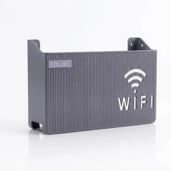 Suporte Para Roteador Modem Wi-fi Adesivo Organizador de Cabos de Rede