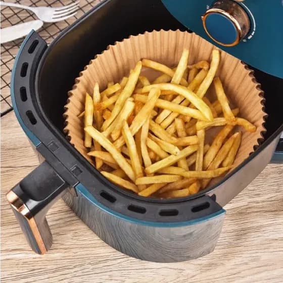 FORMA PAPEL PARA AIR FRYER 16×4.5CM - PACOTE COM 50UN