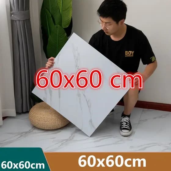 Painel Placas Para Parede E Piso Chão Autocolante Laminado 60x60cm