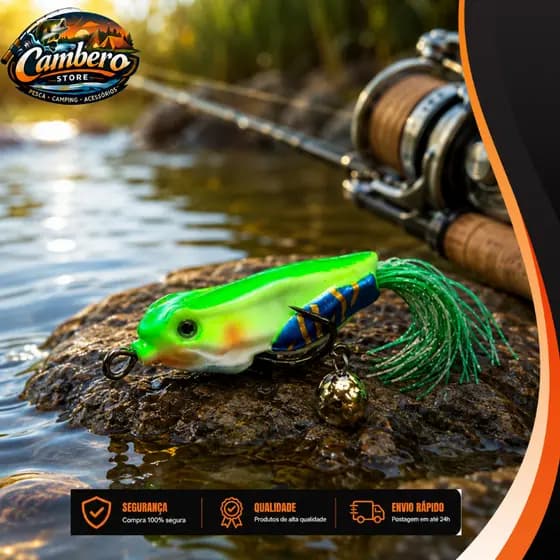 Isca Artificial Anti-enrosco FROG PERFECTION Superfície Traíra Tacom