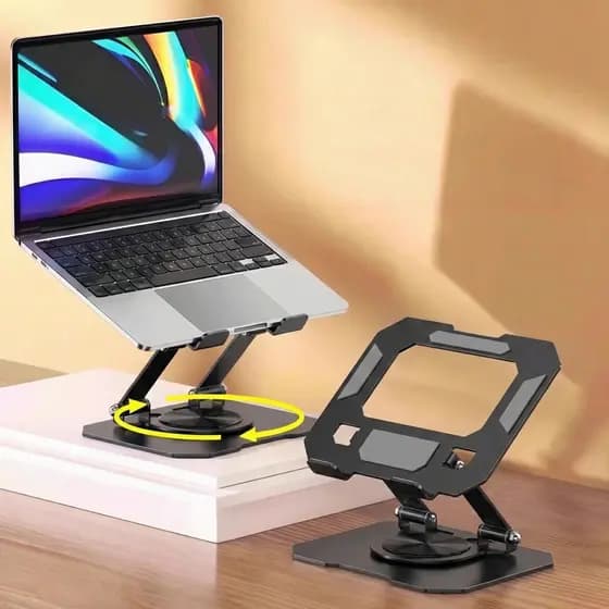 Suporte de Metal Ajustável Para Notebook 4 Ate 16" Giratória de 360° N263