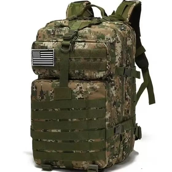 Mochila Militar Tática 50 Litros Grande Impermeável camuflar Qualidade Premium
