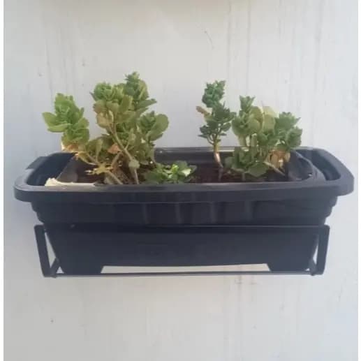 2 Suporte jardineira parede 40cm