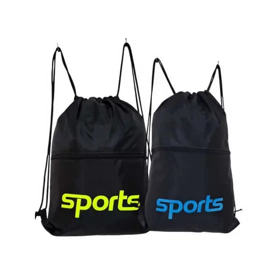 kit 2 mochila sacochilha esportiva academia impermeavel sack outline nylon