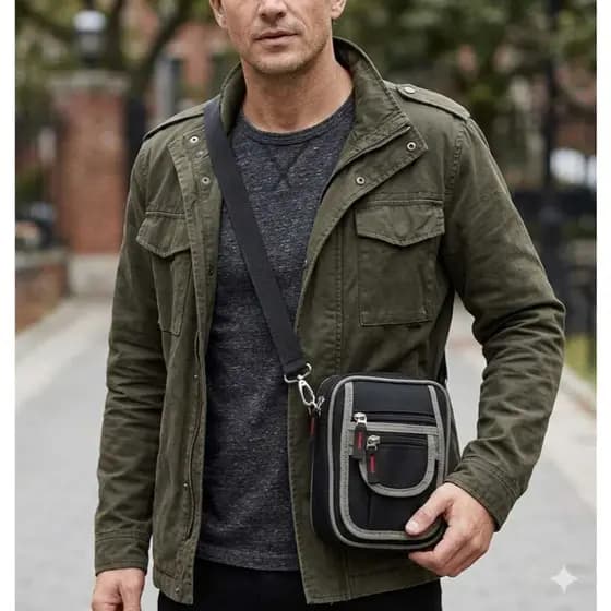 bolsa tranversais de hombro shoulder bag tira colo bolsinha de hombro masculino