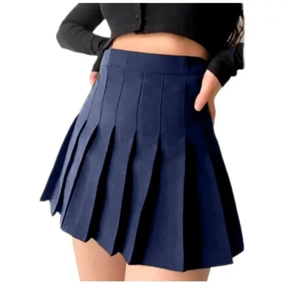 saia preta colegila cosplay k pop Egirl anime