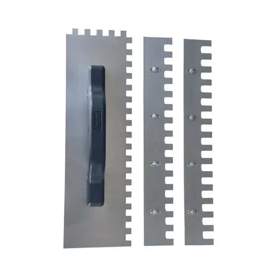 Desempenadeira de Aço Dentada Kit 3em1 36cm - FLEXTOOLS