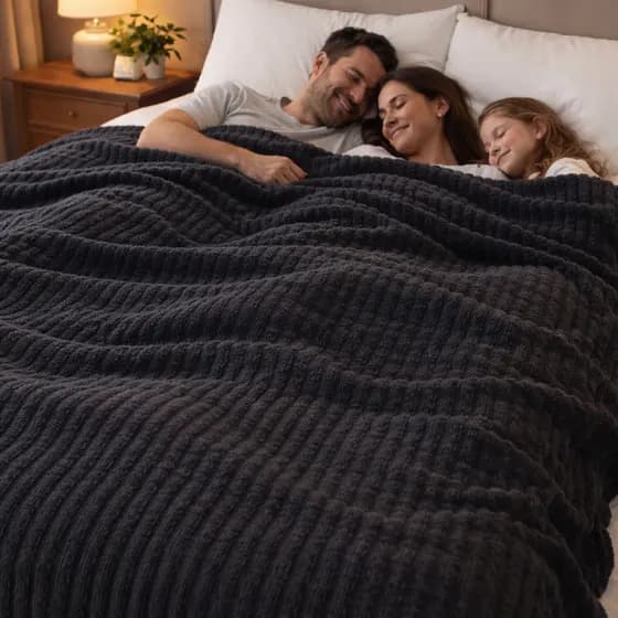 Manta Cobertor Cama Casal 2,00mx1,80m Aveludada Soft Canelada