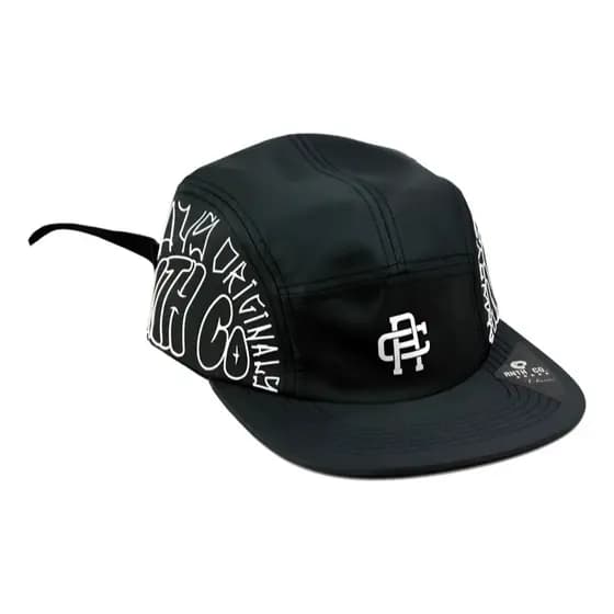Boné Five Panel Anth Co Aba Reta Skate Streetwear Strapback Masculino Estiloso Original Preto