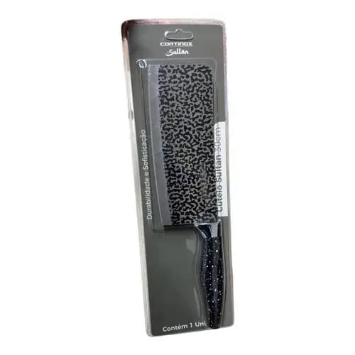 Cutelo Profissional Inox Afiavel Cabo Ergonômico Resistente 30cm