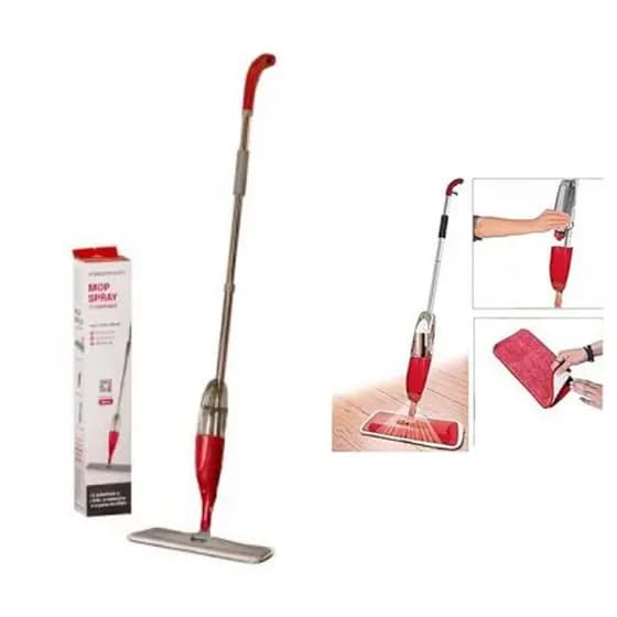 Rodo Mop Spray Microfibra com Reservatório para Água/ Produto Limpeza paramount