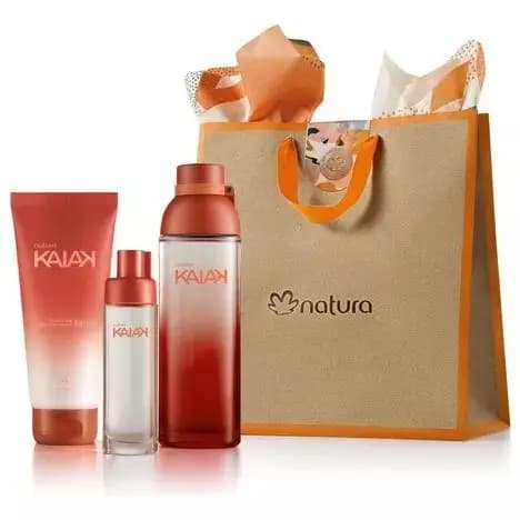 Presente Natura Kaiak Clássico Feminino =Deo Colônia + Deo Colônia Miniatura + Hidratante Corporal.