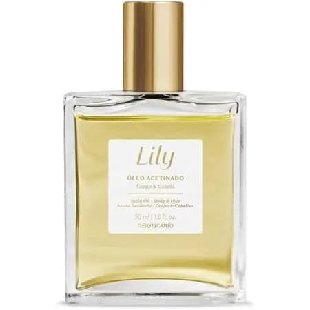 Óleo Acetinado Multifuncional Corpo e Cabelo Lily 50ml