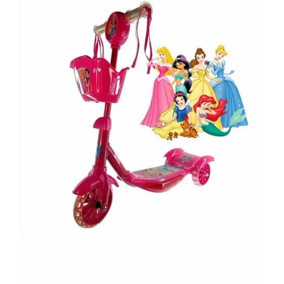 Patinete Infantil Princesas 3 Rodas