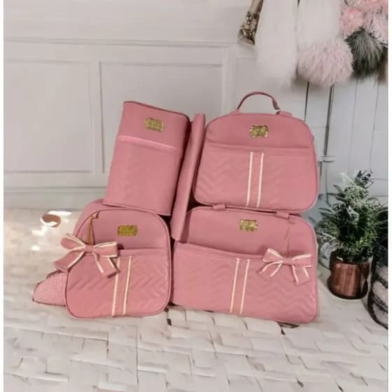 bolsa Maternidade kit com 5 peças. ✅ Envio Imediato