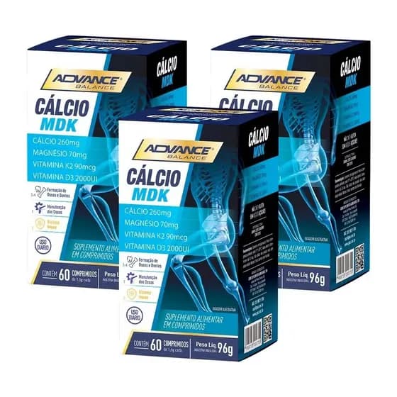 Kit 3 und Calcio MDK 1.6g Advance 60 cpr