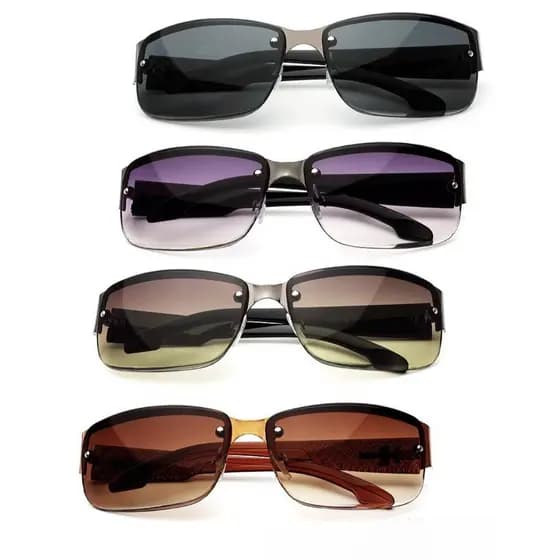 Vintage Clássico Óculos De Sol Masculino Nova Marca Condução Feminino Retro