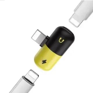 Adaptador Cápsula para Carregador e Fone iPhone 7/Iphone 7 Plus/8/8plus/ Iphone X e IPAD