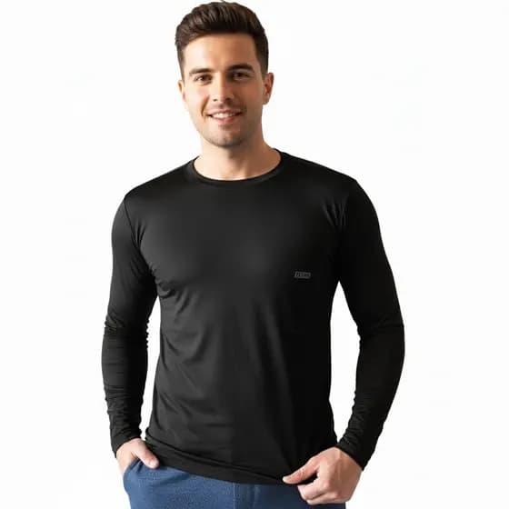 Camisa UV Masculino Proteção Térmica Camiseta e Blusa Manga Longa Masculina de Praia e Esportiva