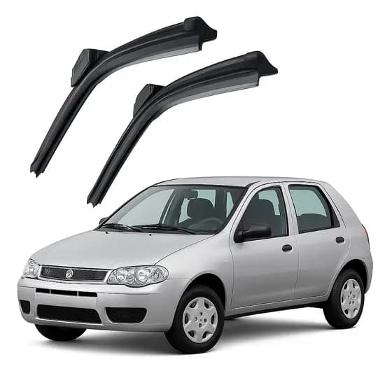Par Palheta Palio 2004 a 2015 Limpador Parabrisa Silicone Premium Pronta Entrega Envio Rápido