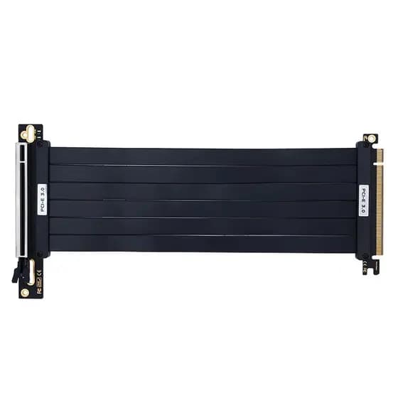 PCI Express 3.0 X16 Macho Para Fêmea Riser Cabo De Extensão Da Placa Gráfica Blindado Flexível Montagem De 90 Graus GPU-