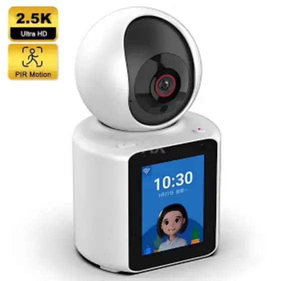 Baba Eletrônica Câmera Inteligente Wi-Fi Visão Noturna Àudio Microfone Full HD 1080p 30fps Angulo 360° Android IOS
