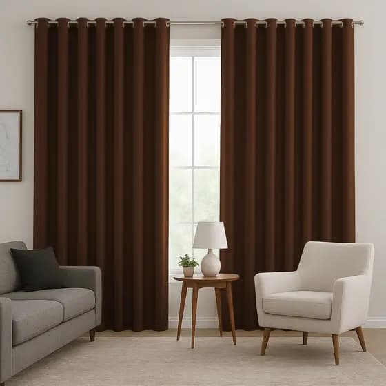 Cortina Blackout de Tecido 4,00m x 2,50m Ilhós Conforto e Sofisticação