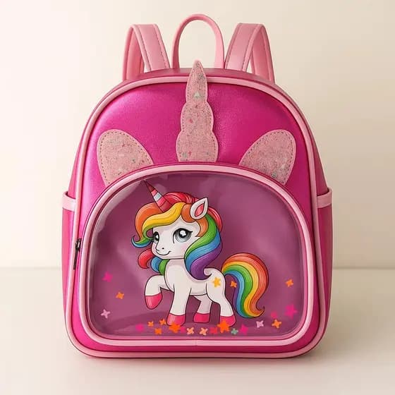 Mochila menina unicornio Infantil para passeio , creche , caminhada , pressente