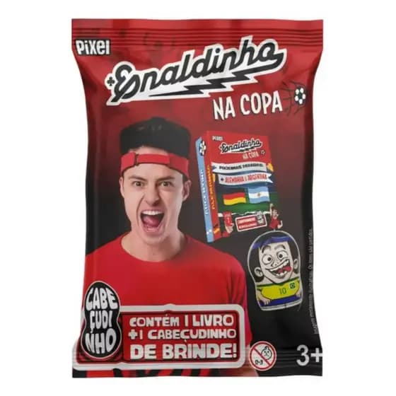 Enaldinho Na Copa 2026 Cabecudinho + Revista Surpresa Futebol
