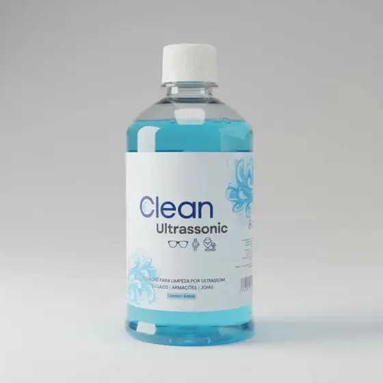 Liquido Para Limpeza De Óculos/ Lentes/ Limpa Tela/ Tv/ Celular - liquido ultrassom 500ml