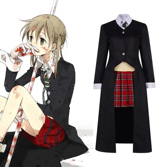 Cartoon Spirit Eater cos traje Personagem Mesmo Estilo MAKA cospaly Halloween Stage Performance Costume