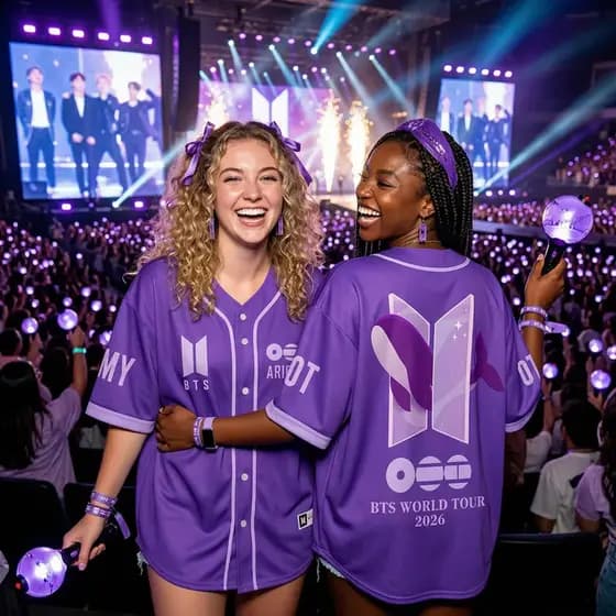 Camisa De Beisebol Personalizada Para Membros Do BTS , Roupa De Concerto Bangtan , Jungkook World Tour 2026 , Presente K