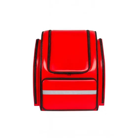 BAG 99FOOD VERMELHA PARA MOTOBOY ENTREGA MOTO BICICLETA MOTO PRENDE NO BAÚ