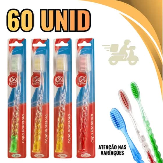 Escovas de Dente Média Atacado – Cuidado Bucal Completo para Uso Diário, Profissional e Domestico