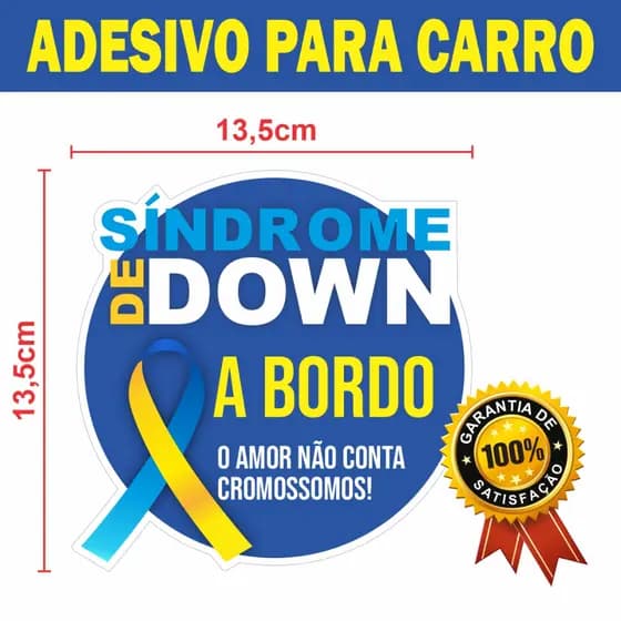 Adesivos Síndrome de Down A Bordo