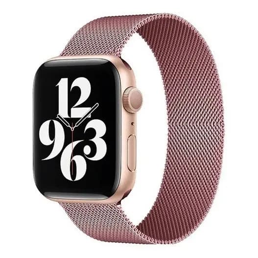 Pulseira Loop Milanese Metal Aço para SmartWatch 38mm 40mm 42mm 44mm 45mm 49mm