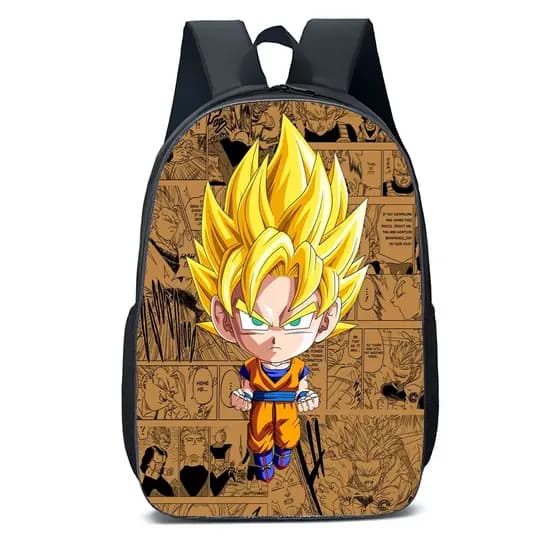 Mochila Escolar Infantil Juvenil goku dragon ball personagem moda lançamento