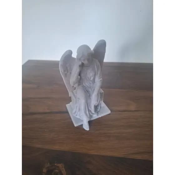 Estátua de Anjo Decorativo em 3D – Estilo Clássico | Decoração Elegante