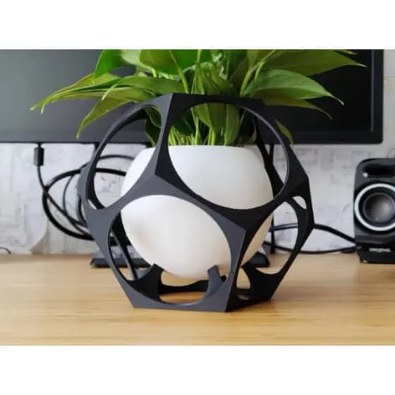 🌿 VASO DECORATIVO GEOMÉTRICO MODERNO 🌿