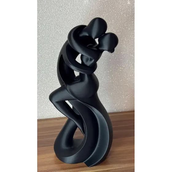 Escultura Decorativa Casal Abraçado – Impressão 3D em PLA