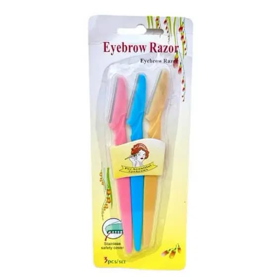 KIT COM 3 NAVALHAS - EYEBROW RAZOR
