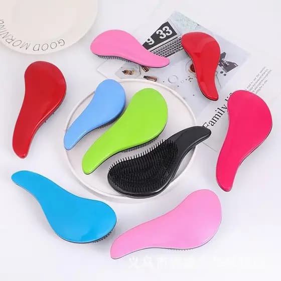 Kit Escova Mágica com Cabo para Desembaraçar Cabelos/Banho / Pente para Penteados /Instrumento de salao- Envio Imediato