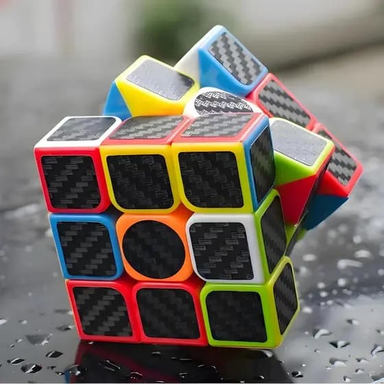 tamanho 3*3*3 cm Cubo de Rubik Quadrado (Brinquedo Educativo)