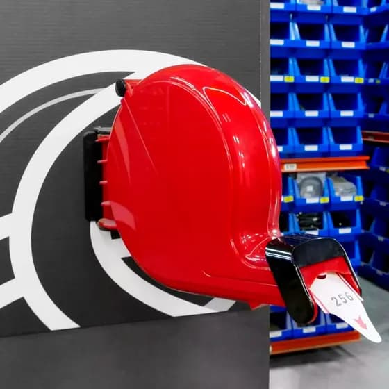 Dispensador Senha Manual / Dispenser Bico De Pato Vermelho